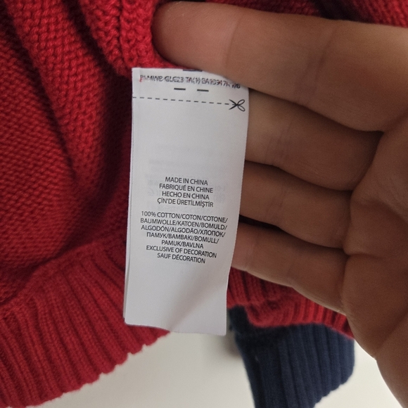 Polo Ralph Lauren Varsity Cardigan size 6 100% Cotton - Picture 5 of 7